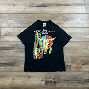 Vintage 1992 Hanes The Charlie Daniel’s Band Single Stitch Band Tee